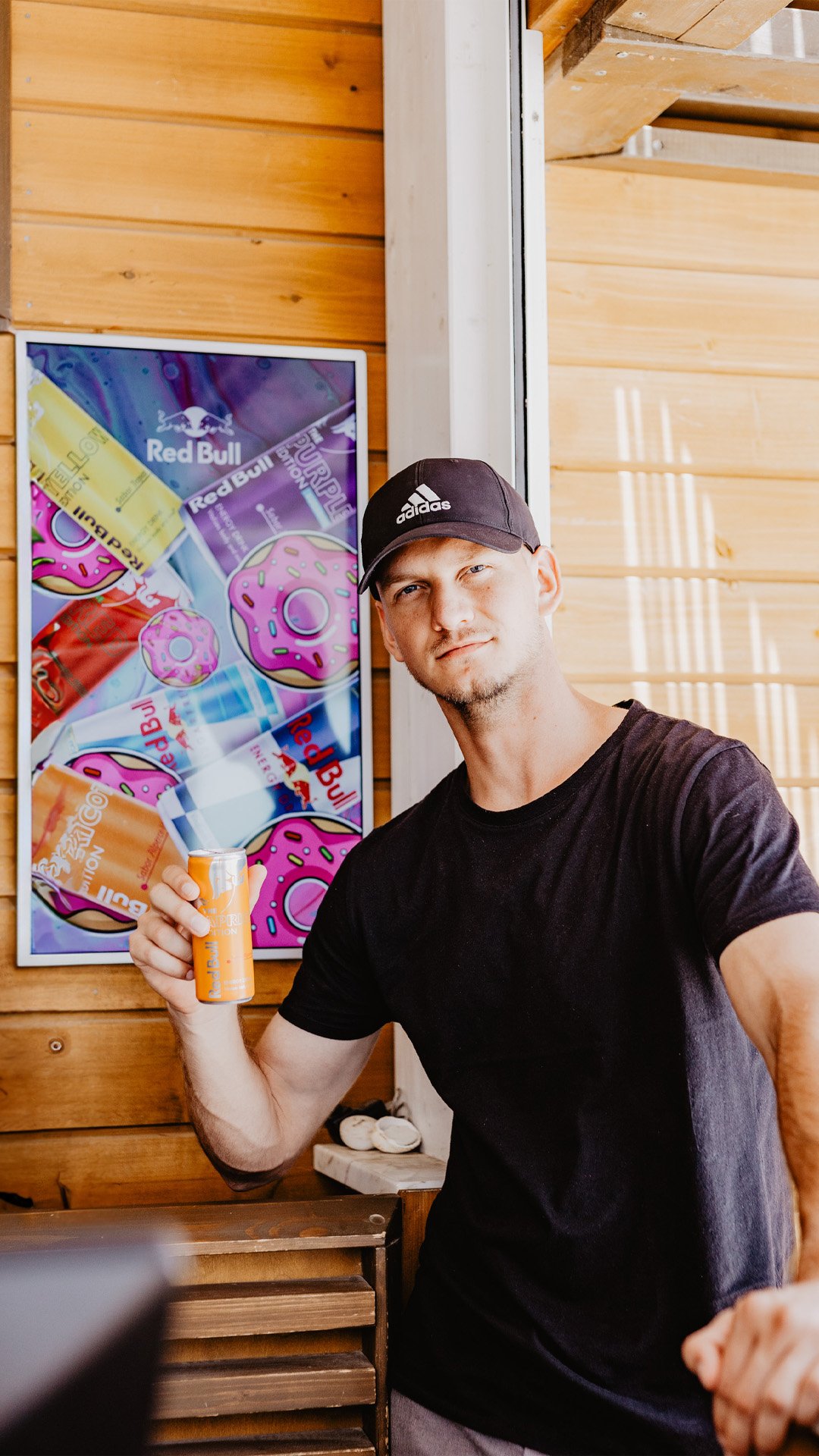 Collaboration of Redbull and Vince Miklos in an event branding project